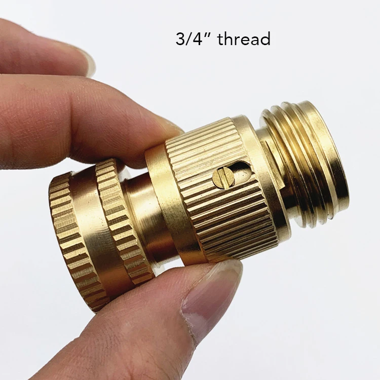 customized free sample garden pipe coupling plumbing fittings tee fitness brass quick connector C609 set