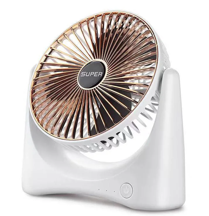 
5W Mini usb table fan Rechargeable portable cooling fan 120 degree rotation 3 wind speed adjustment personal usb desk fan 