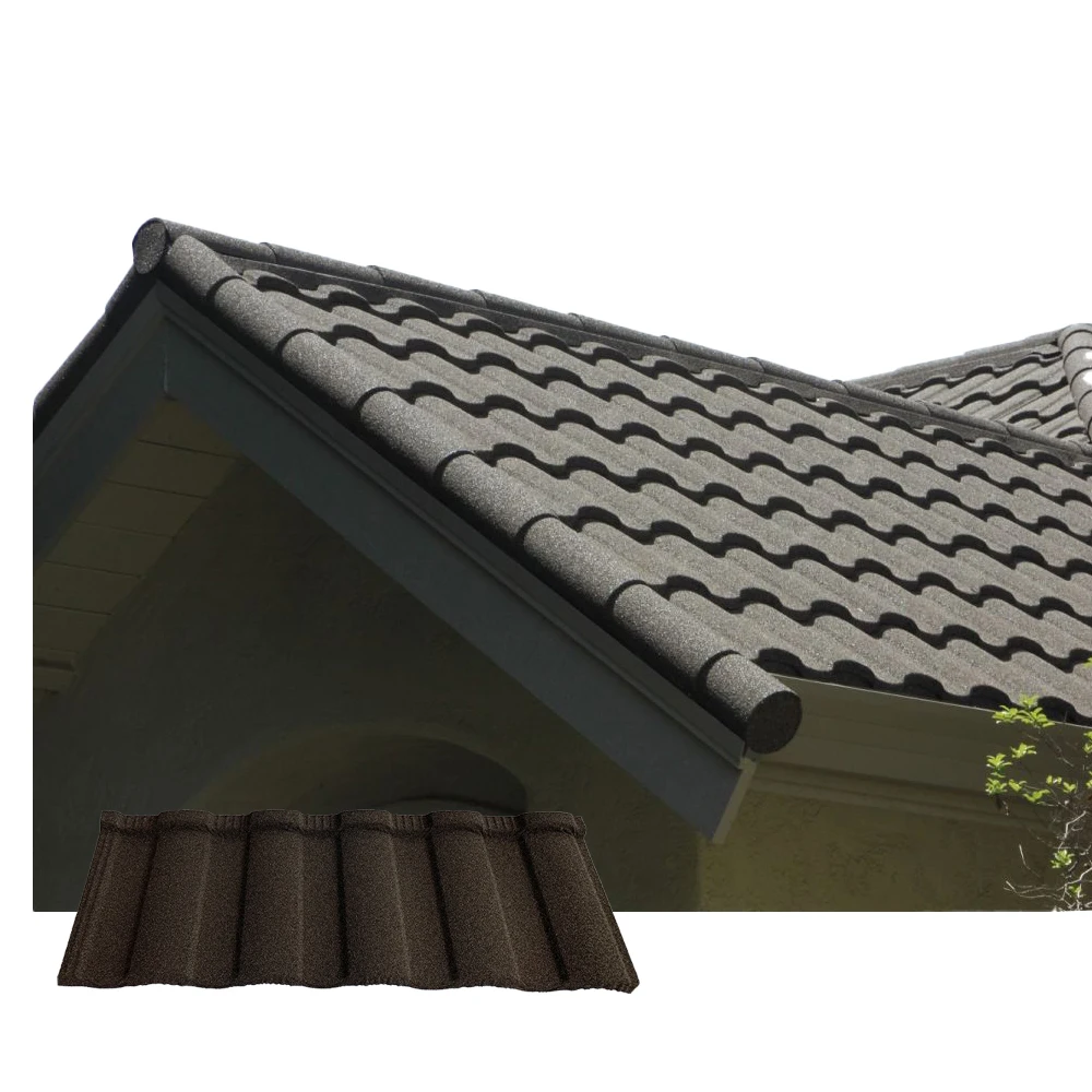 Stone Metal Waterproof Roofing Tile Sheets Galvanized Metal Roofing Tiles Producer