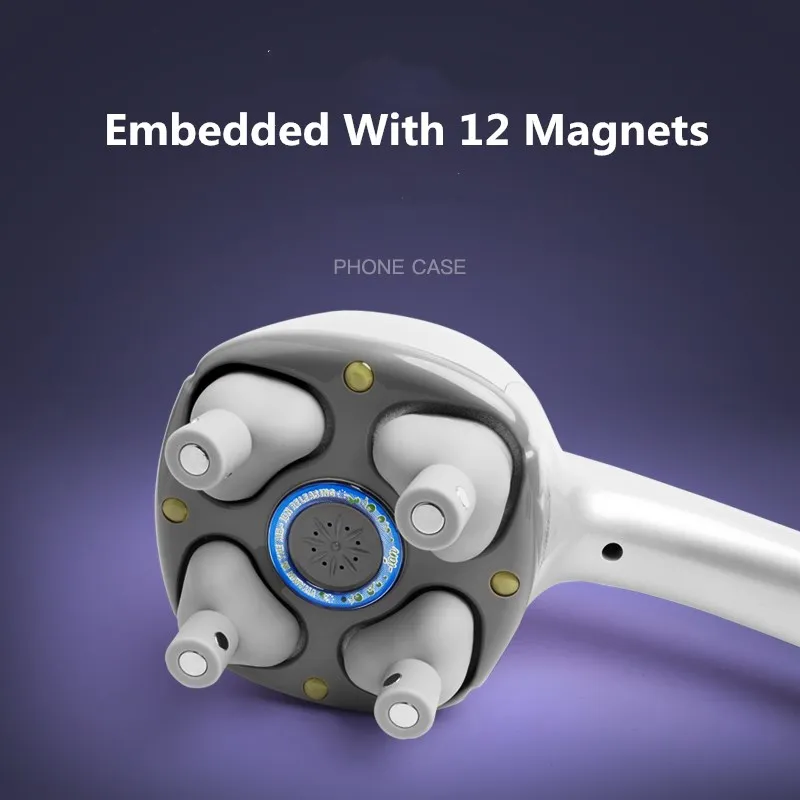 2020 Hot Sale Powerful 33W Vibrating Body Massager Device With Ionization 4 Head ABS Small Body Massager