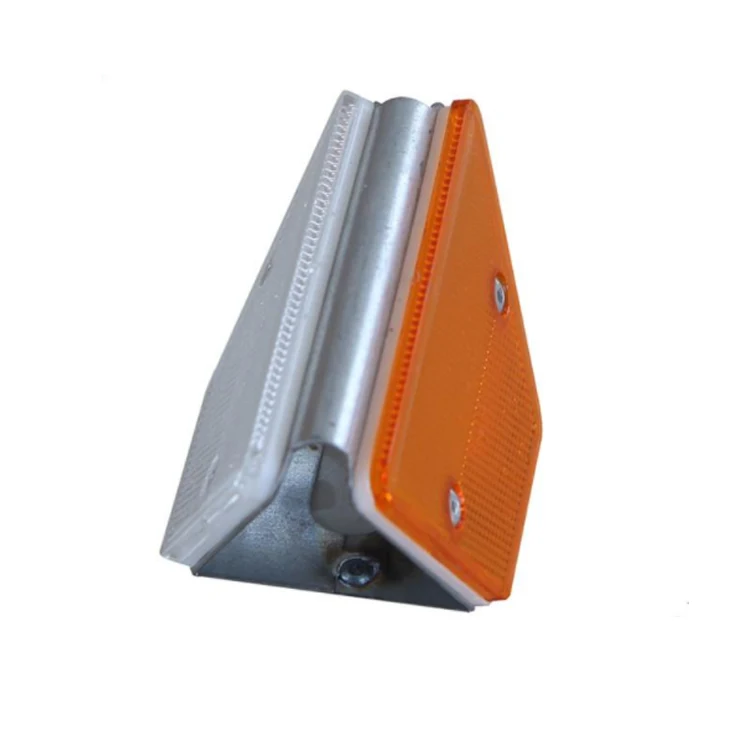 Cat Eyes Solar Roads Side Safety Lights reflectores Aluminium Guardrail Delineator Reflectors Price
