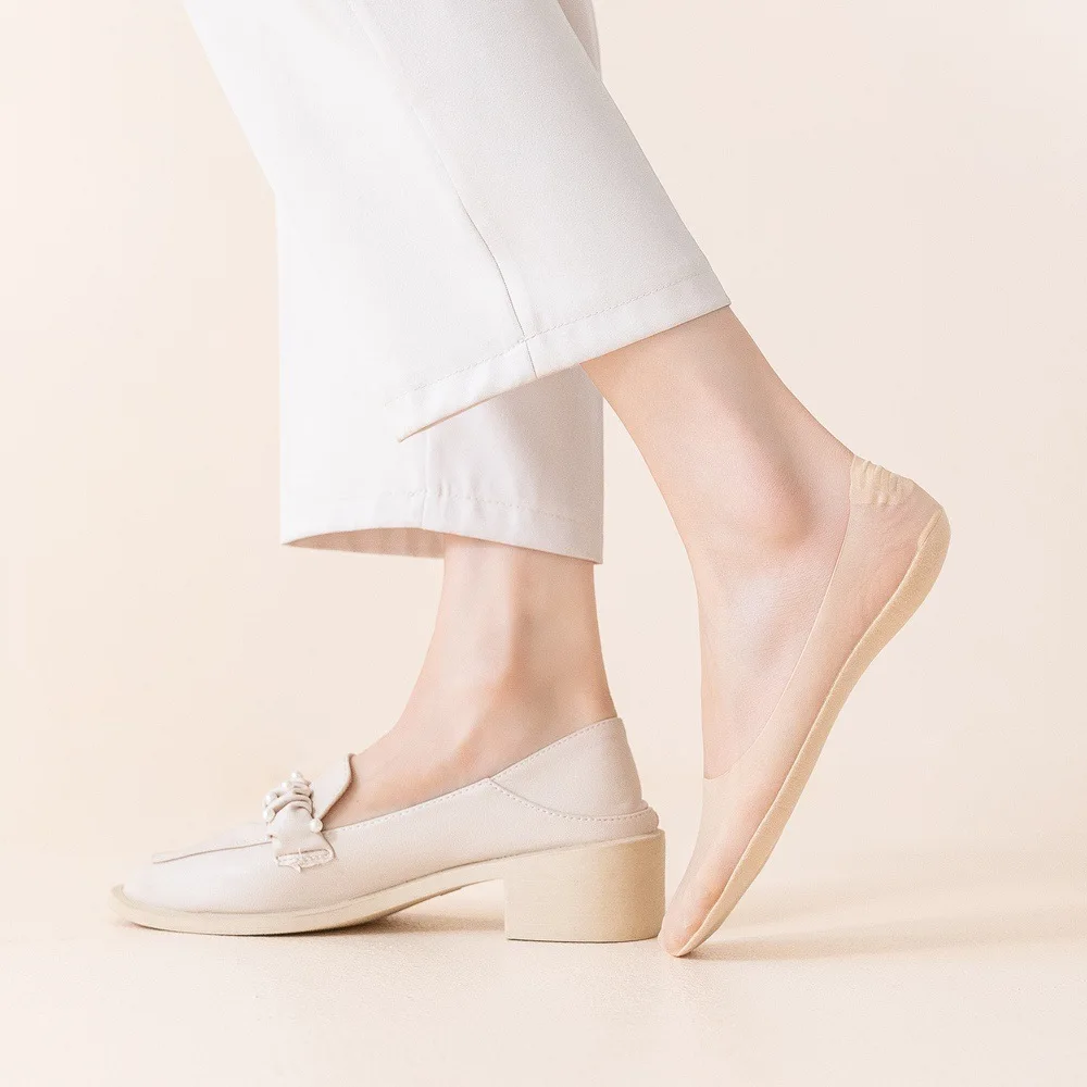 Ultra Low Cut Liner Socks Women No Show Non Slip Hidden Invisible Flats Boat Summer Breathable Socks