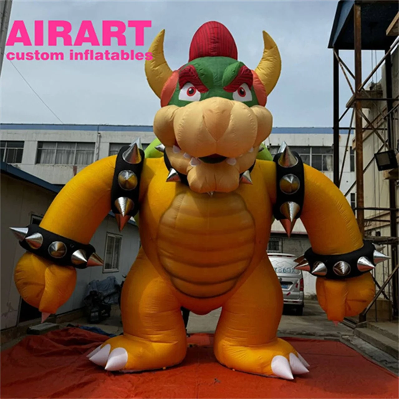 Animation decoration inflatable monster character, cheap inflatable turtle monster cartoon for advertising decoration