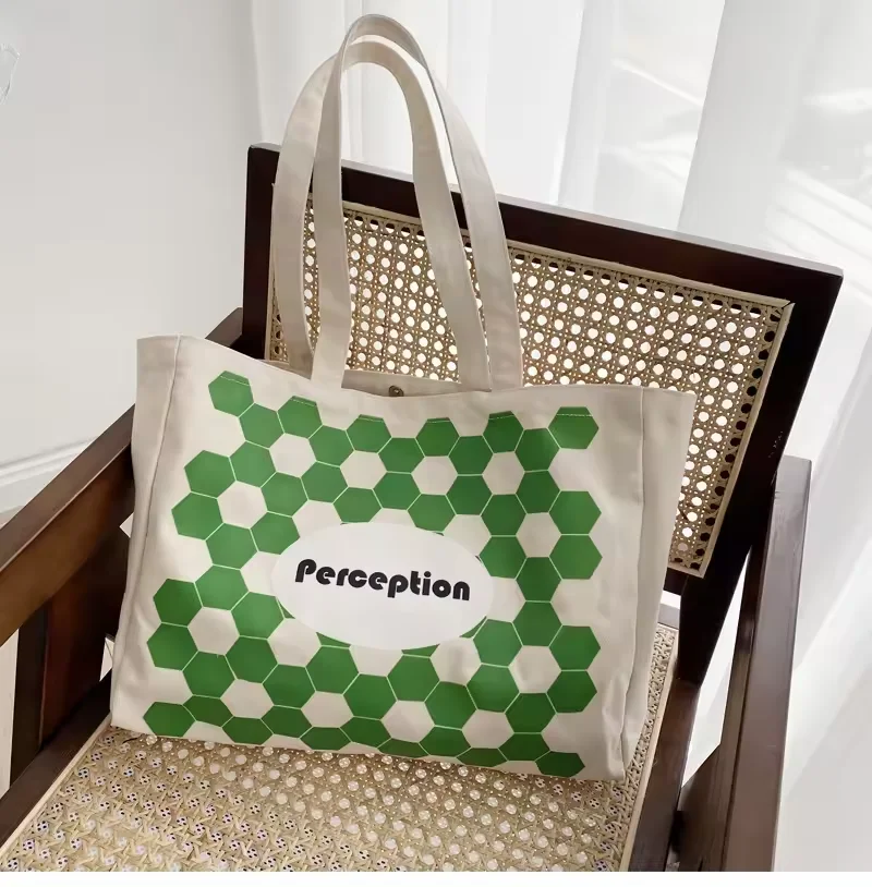 durable canvas tote boat bag large wholesale price reusable bag cotton printing tote vest bag