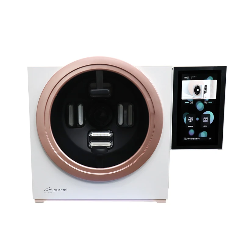 AI Technology 3D 12 spectrum puremi ai skin analyzer price skin testing machine facial skin analyzer