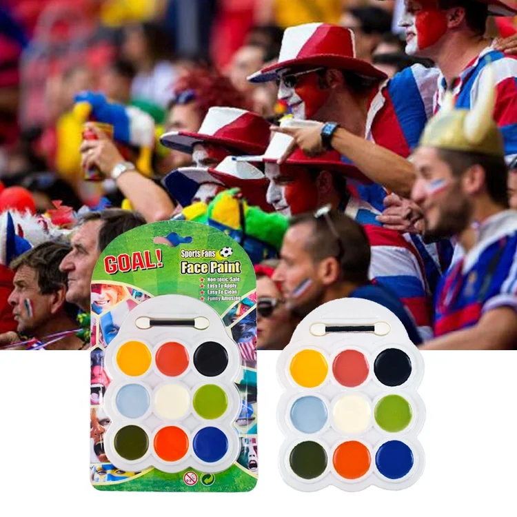 AKIA professional painting palette supplies face non toxic body art colors kit supporter inever