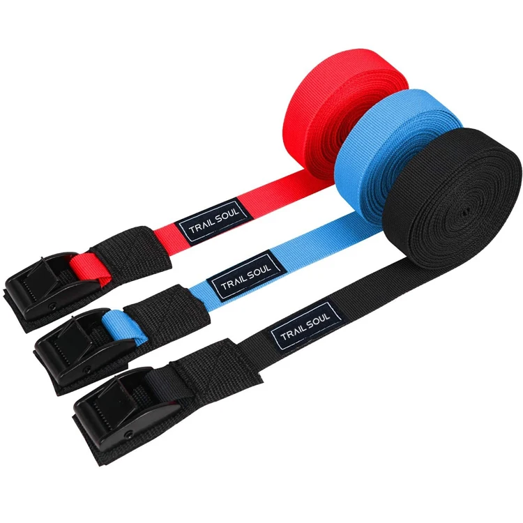 Customized Cargo Lashing Strap Padded Cam Lock Buckle Tie Down Strap