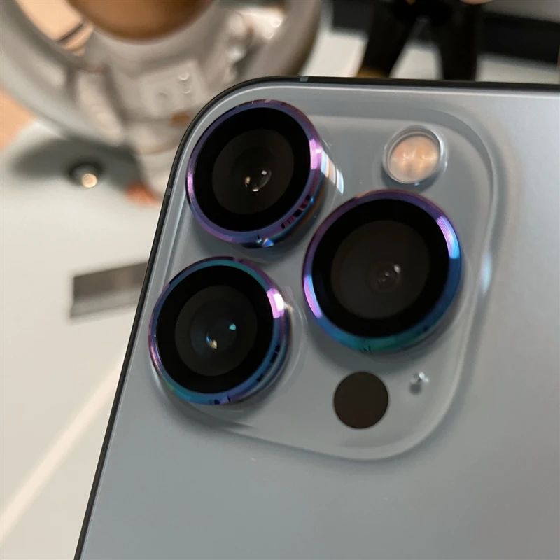 Закаленное стекло для iPhone Защита объектива камеры защита от