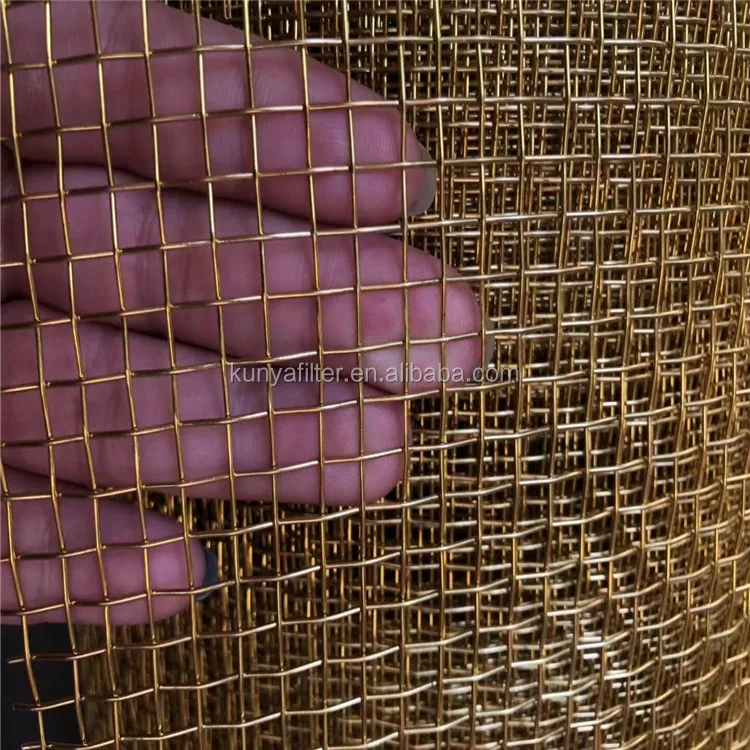 
High quality custom brass wire mesh/ brass cloth roll expanded copper mesh 