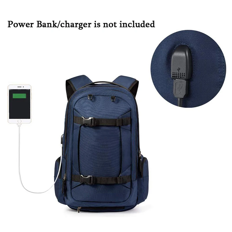 Skateboard Laptop Backpack Travel Anti Theft Business Backpack Slim School Backpack