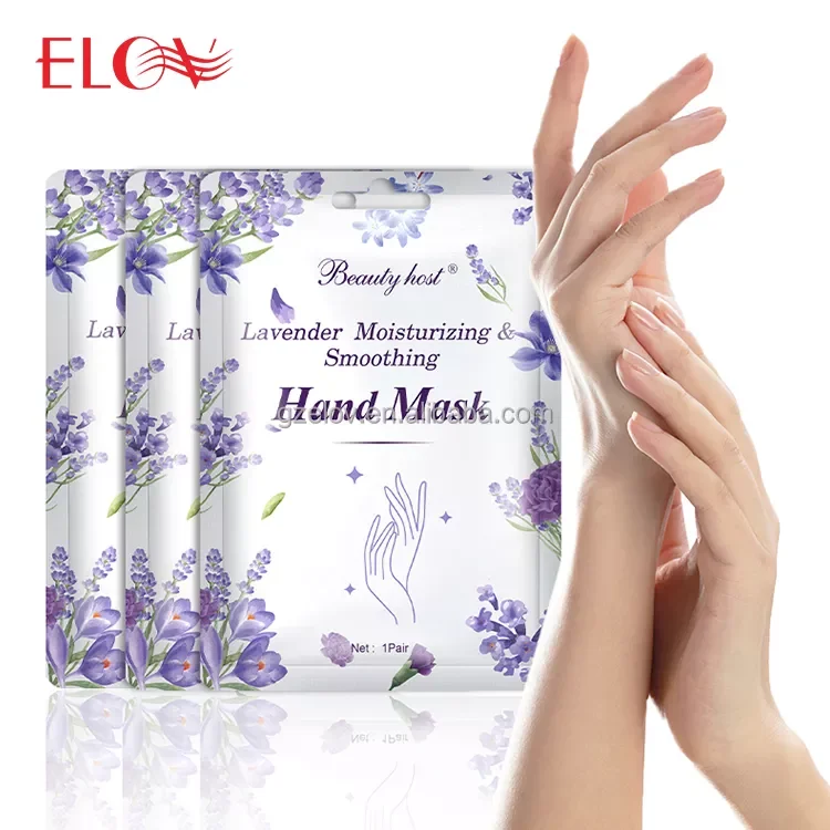 Beauty SPA Lavender Hand Mask Natural Soften Collagen Firming Repairing Dryness Crack Dead Skin Removal Smooth Daily Hands Care
