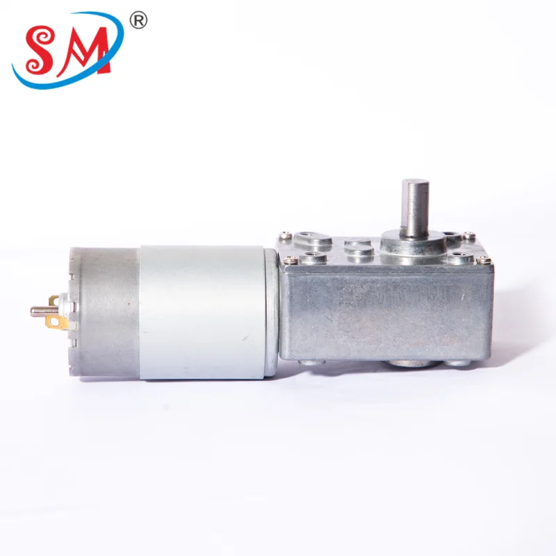 4058 Rotisserie BBQ Motor Dc Brush Spur Micro Small Worm Gear Motor With Hall Encoder Geared Reducer