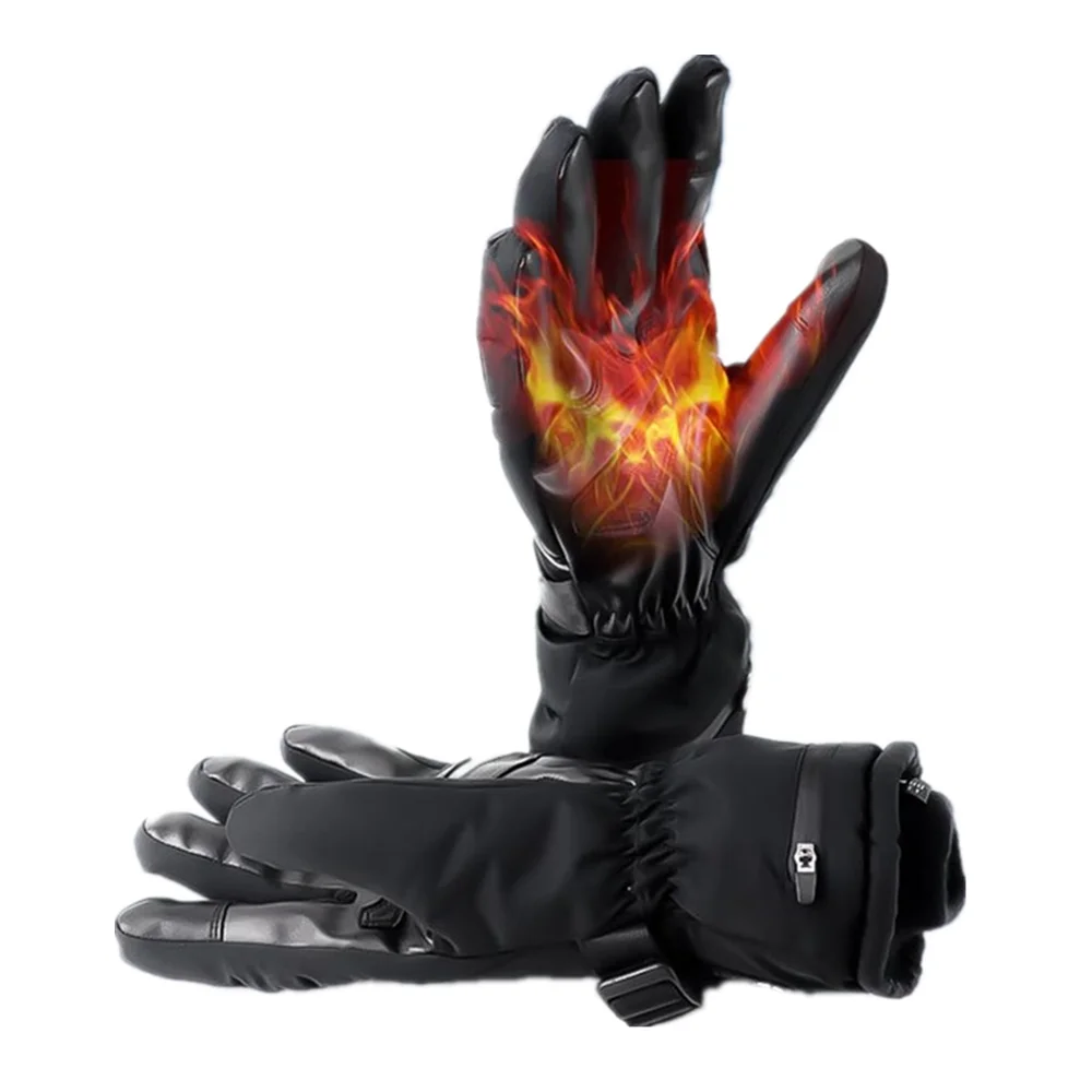 Trending products  7.4V rechargeable battery powered Indoor Outdoor Heated Gloves with Fingers and Back Hand Heating