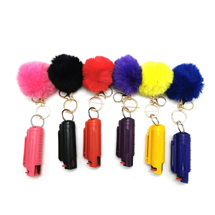 
In stock premium quality Hard Case Plastic Shell for 20ml pepper spray belt clip self defense pepper spray keychain 