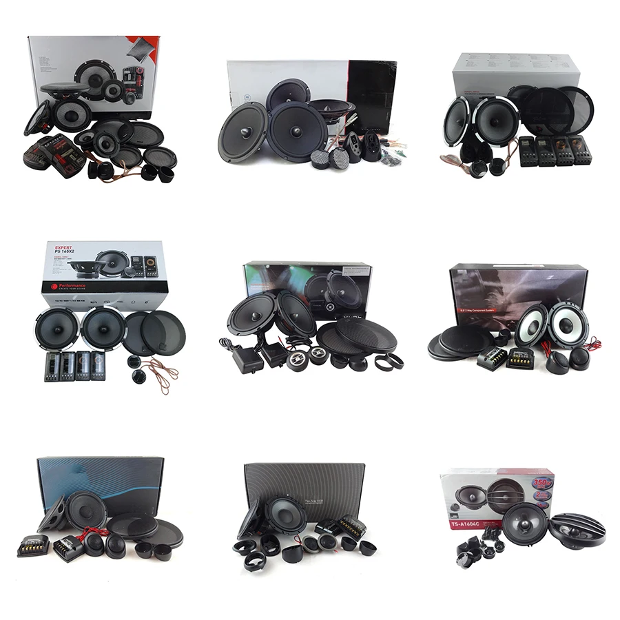 2022 wholesale colorful autonic car speakers TS-6576 subwoofer mid-range speakers and tweeter customization Build 16 years