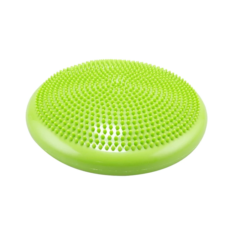 Customized PVC Balance Training Inflatable Wobble Board Balance Disc with hand pump