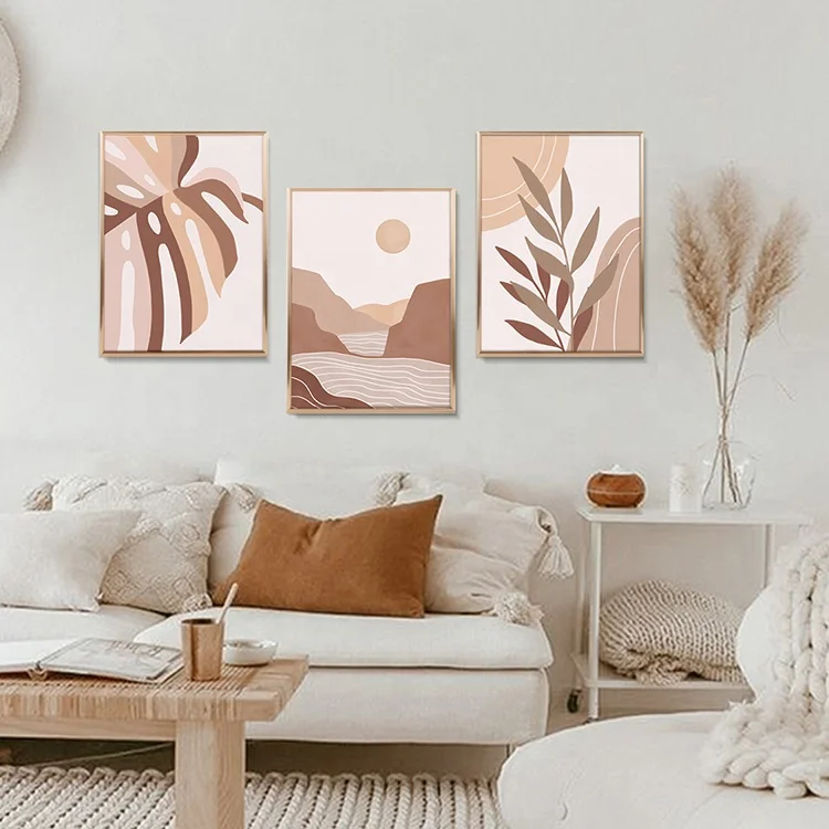 EAGLEGIFTS 3 Panels Modern Wall Art Decor Canvas Arte Abstracto Para Pared Quadros Decorativos Para Sala Framed Gallery Wall ets