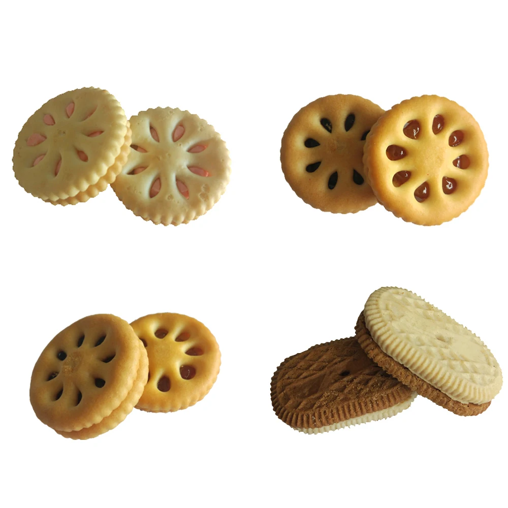 
Four lane double flavors cream biscuit sandwich machine with multiplier 