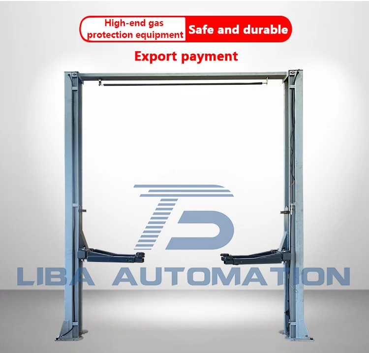 Car Lift LIBA 4000kgs capacity Gantry Type Bilateral Unlock 2 Pole Car Lift for Auto Garage Equipment