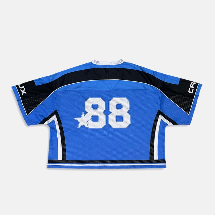 Wholesale Youth American Football Jersey Custom Sublimation American Football Practice Mesh Jersey