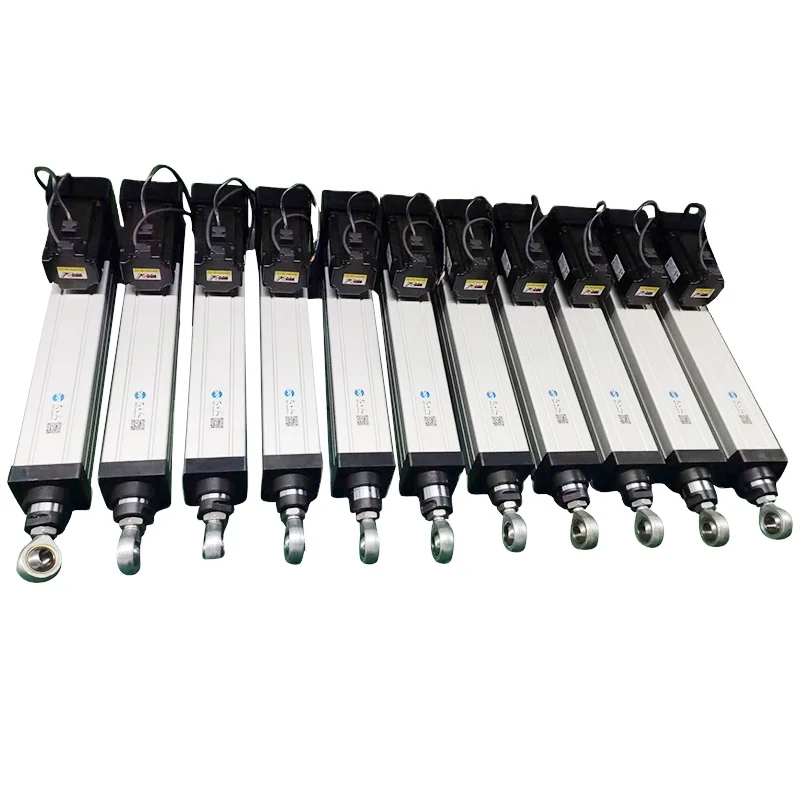 
High Precise Ball Screw Servo Drive Low Noise Square Electric Cylinder 