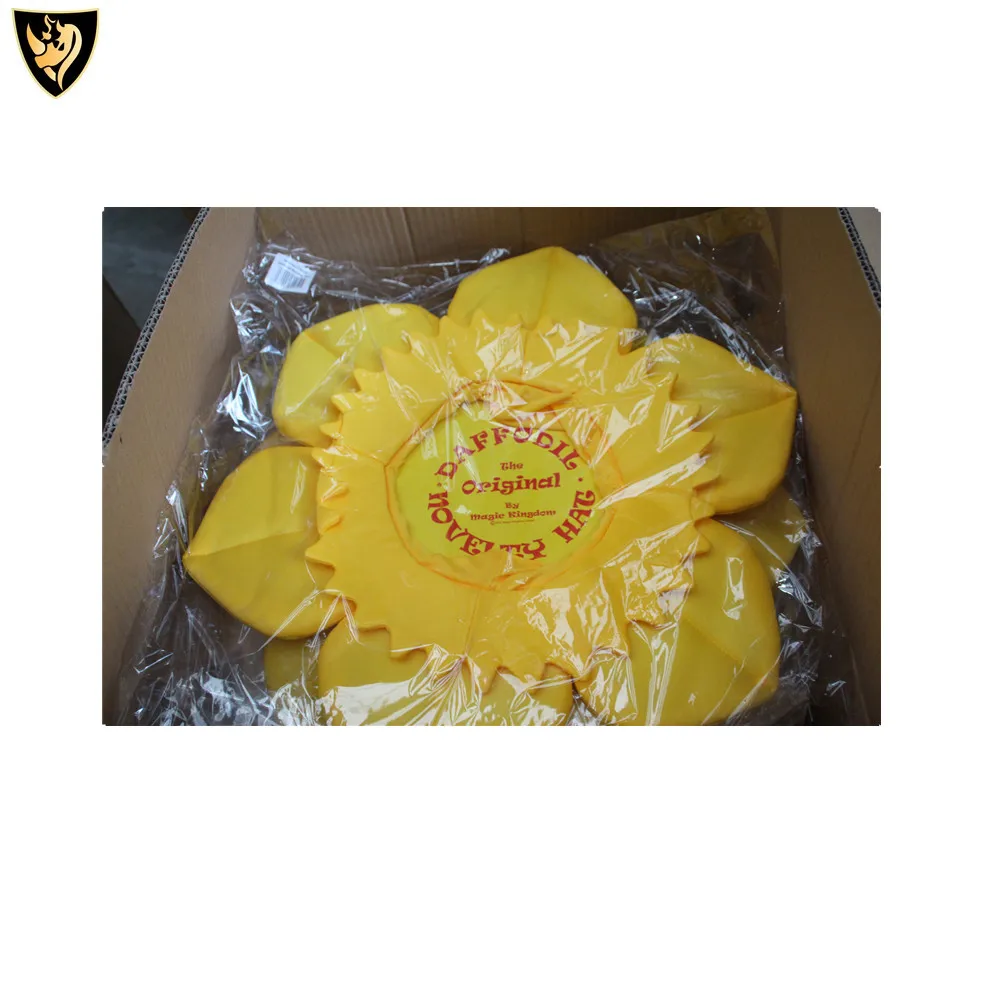 hot sell yellow  daffodil hat