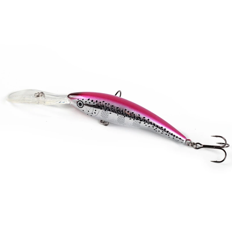 Various Colours Wobblers Bait Hard Minnow Lure 75mm/10g 90mm/14.3g Deep Diving Fishing Lures Minnow