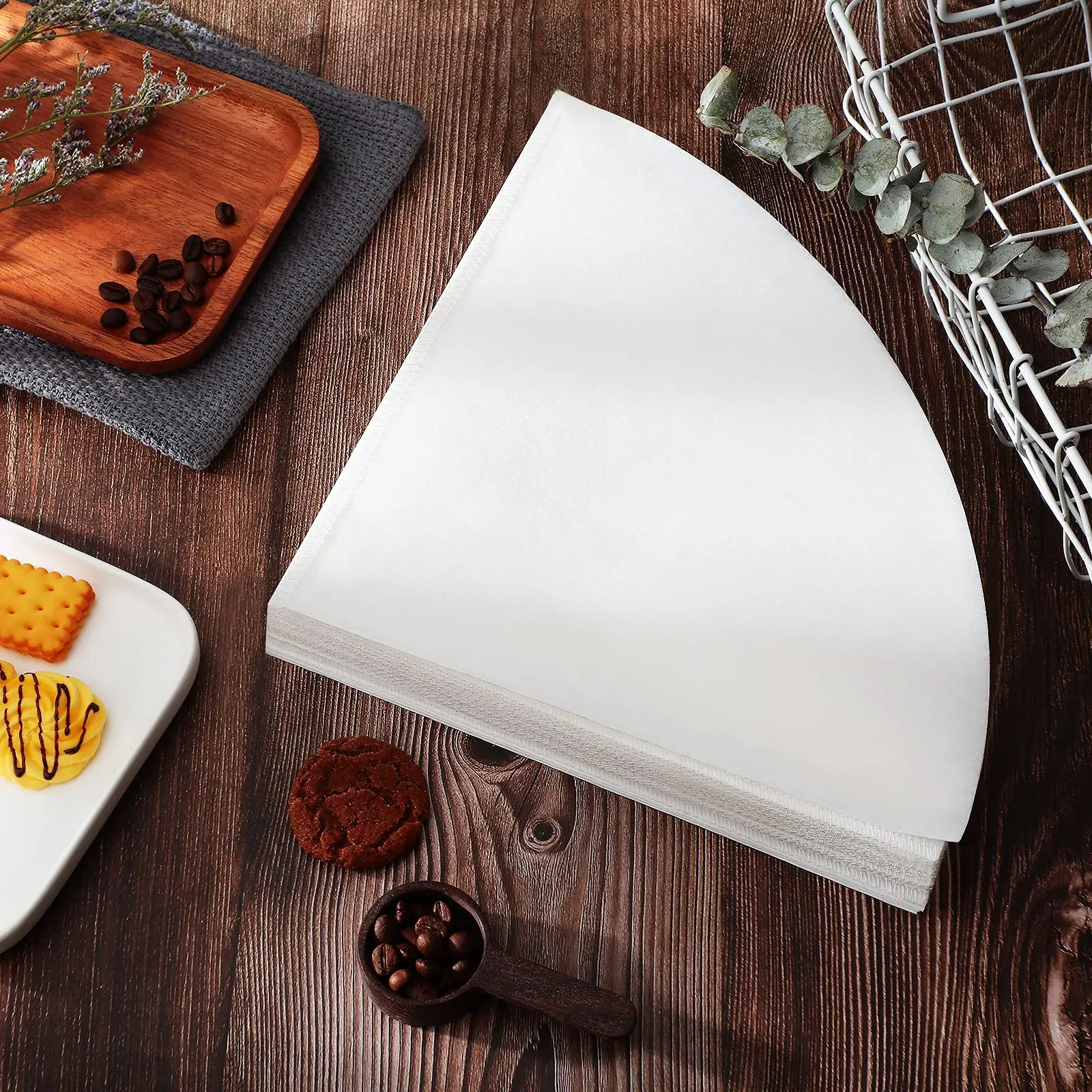 Food Grade Edible Oil Filtration Non-Woven Fabric Kitchen Oil Absorbent Wipe Cloth Cooking Oil Filter Paper