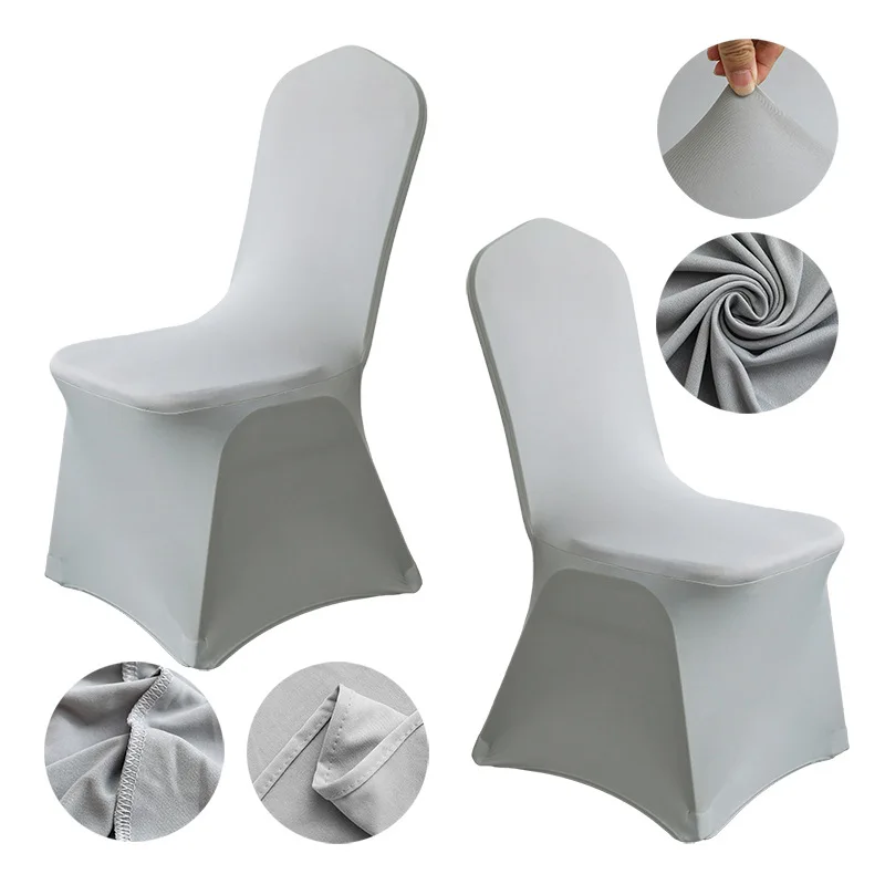 Factory Direct Supply High-end Polyester One-piece All-inclusive Chair Cover Elastic Chair Cover For Hotel Wedding Banquet