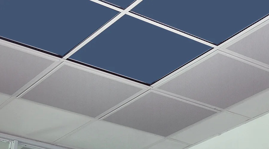 Acoustic Fireproof Aluminum Metal Square Suspended Ceiling Panel 600*600 mm Decorative Ceiling Tiles