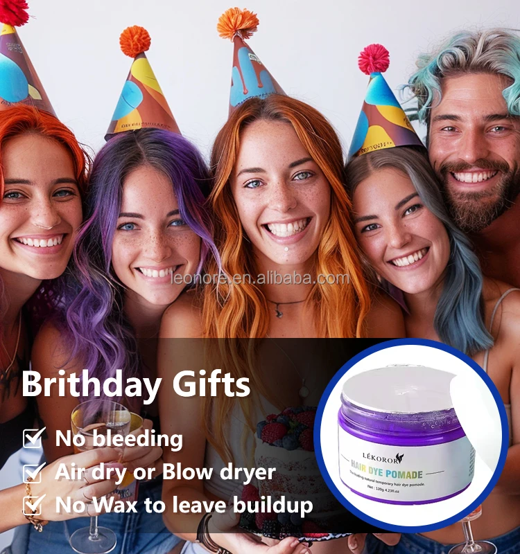 Hair color wax 01