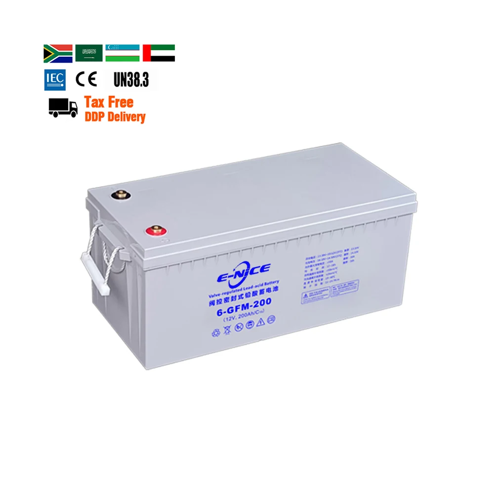12 В 100ah 150ah 200ah Солнечная аккумуляторная батарея глубокого цикла 12v свинцово-кислотные батареи