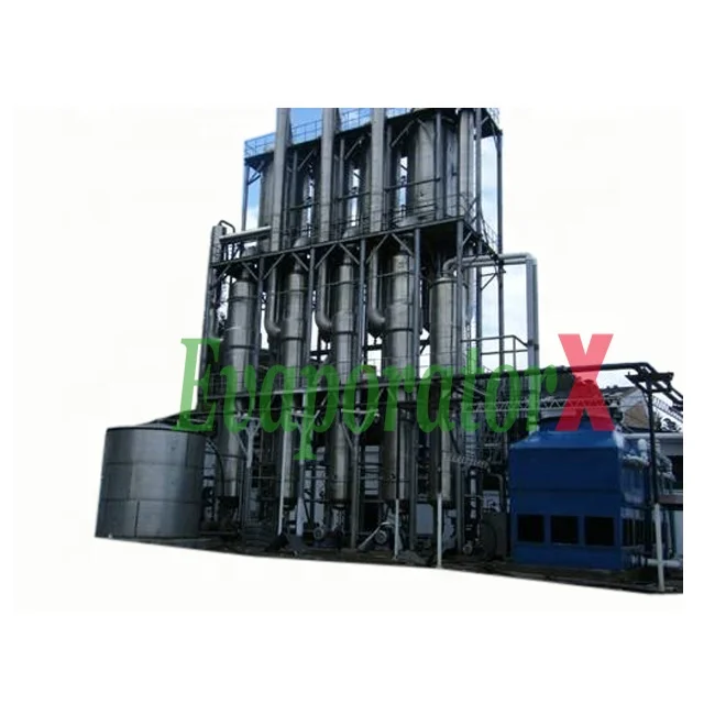 EvaporatorX 10t/h corn syrup Vacuum Evaporation Concentration Multi-Effect Evaporator