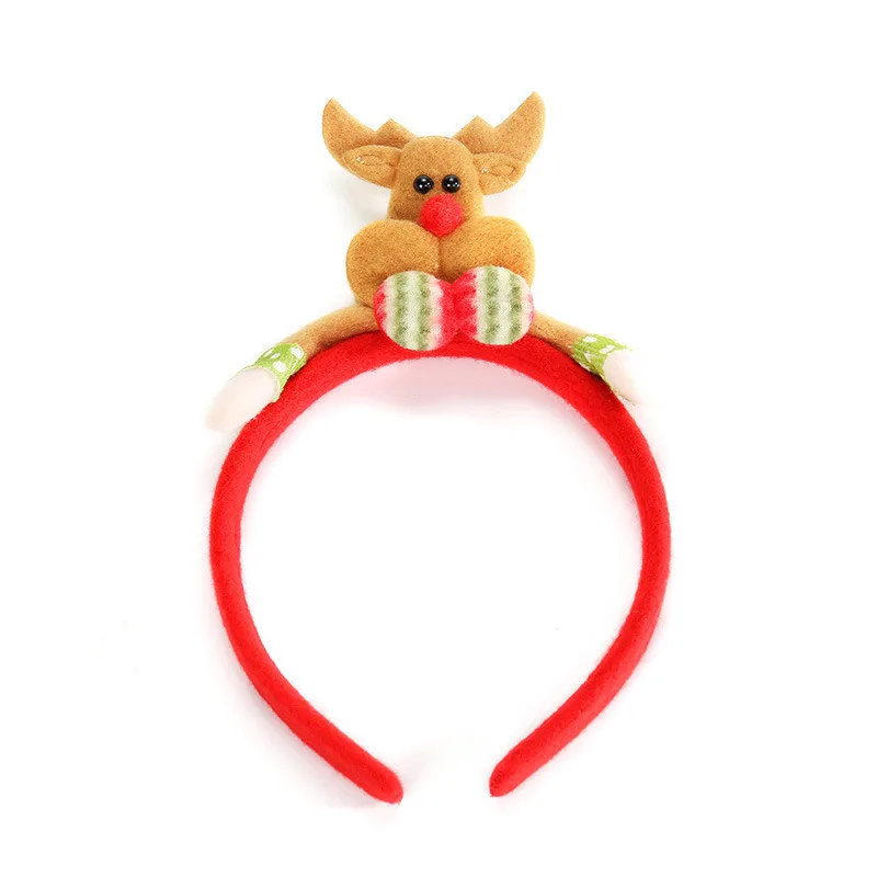 Christmas Headband Deer Christmas Man Snowman Hair Band Cute Hair Accessories