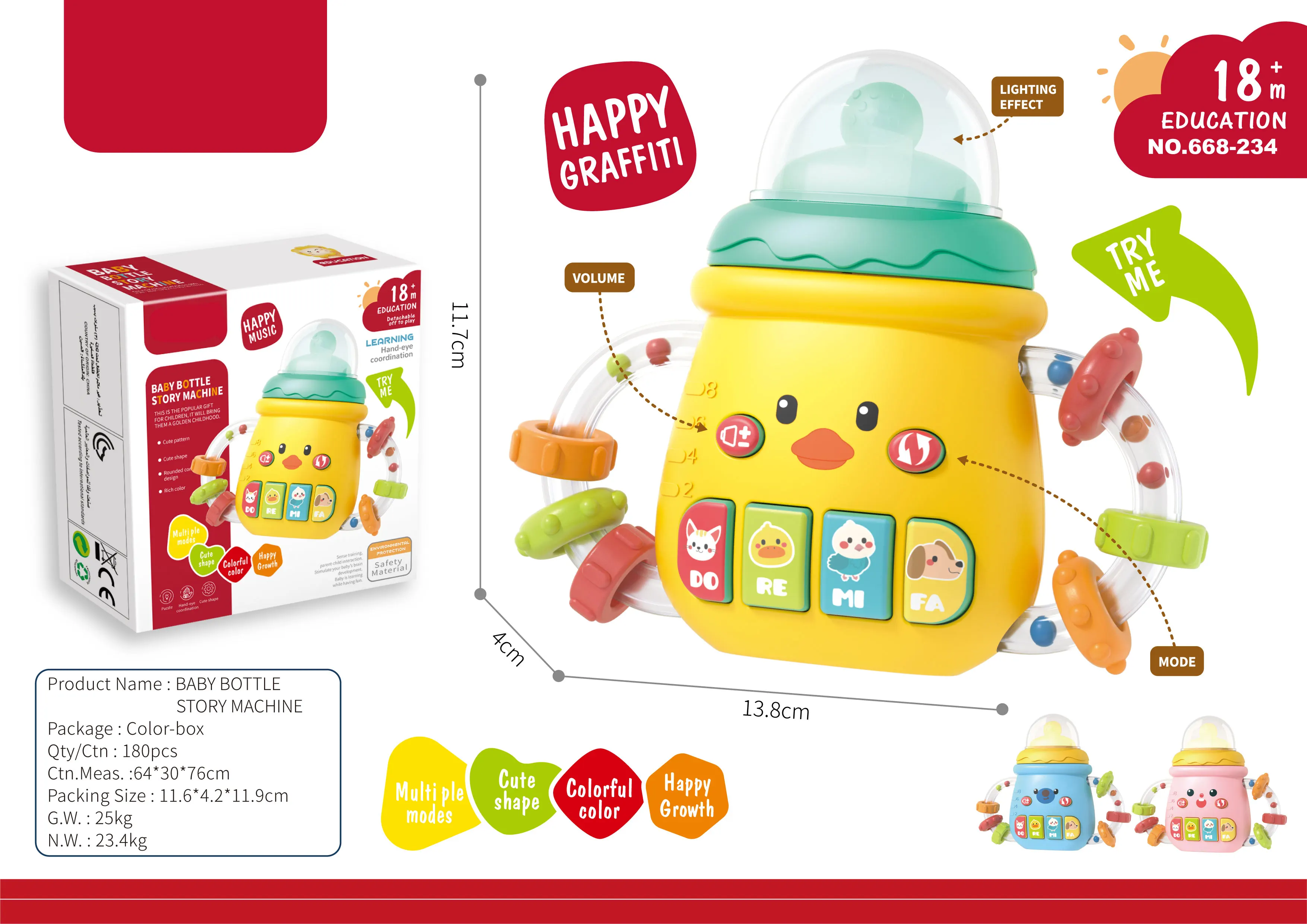 Wholesale cheap plastic baby rattle toys Baby 6 months  Early Educational Infant Ring Bell Hand Chew Rattles Toys sensory toys