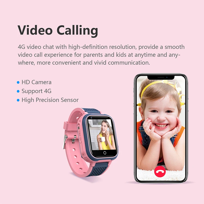 Baby Smart Watch GPS Child Locator Kids 4G GPS Watch With Sim Card