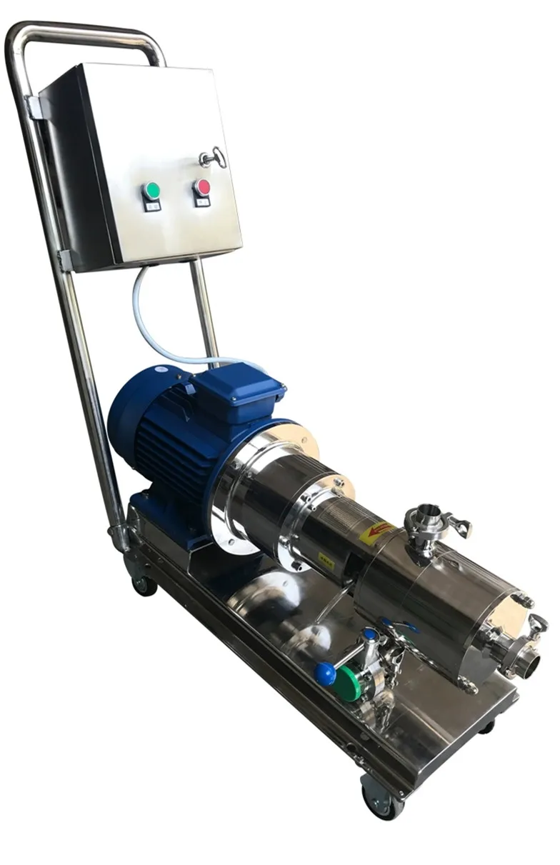 Factory supply inline mixer emulsify pump high shear homogenizer pump