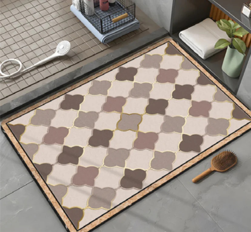 Wholesale diatomite bathroom door mat