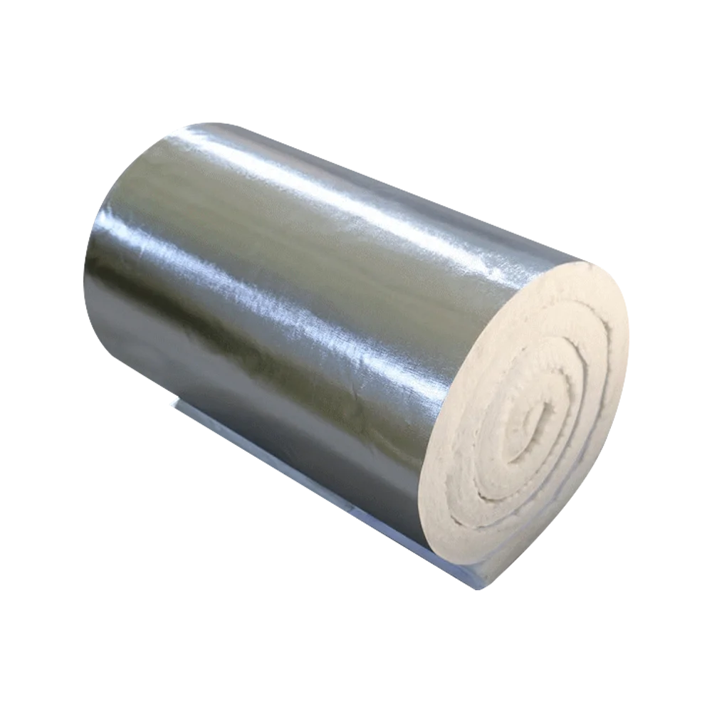 Oven refractory Ceramic Fiber Blanket  heat-insulating 1260 Degree Thermal Insulation Ceramic fiber wool mat blankets aluminum