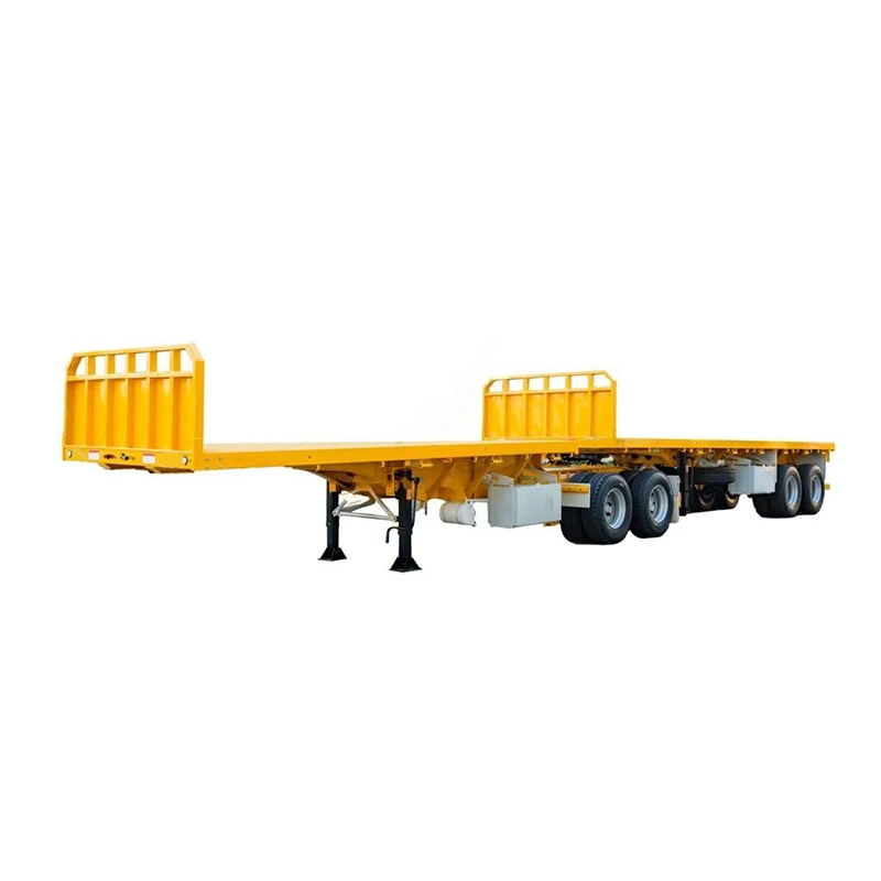 SAIL Customized High Quality China 3 6 8 Axle 40ft Container Cargo Low Bed Flatbed Tractor Semi Trailer Truck Price