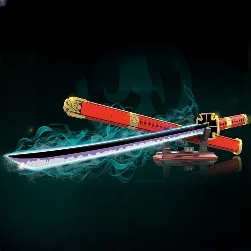 Wholesale cheap high quality anime character sabres DIY plastic assembled katana models