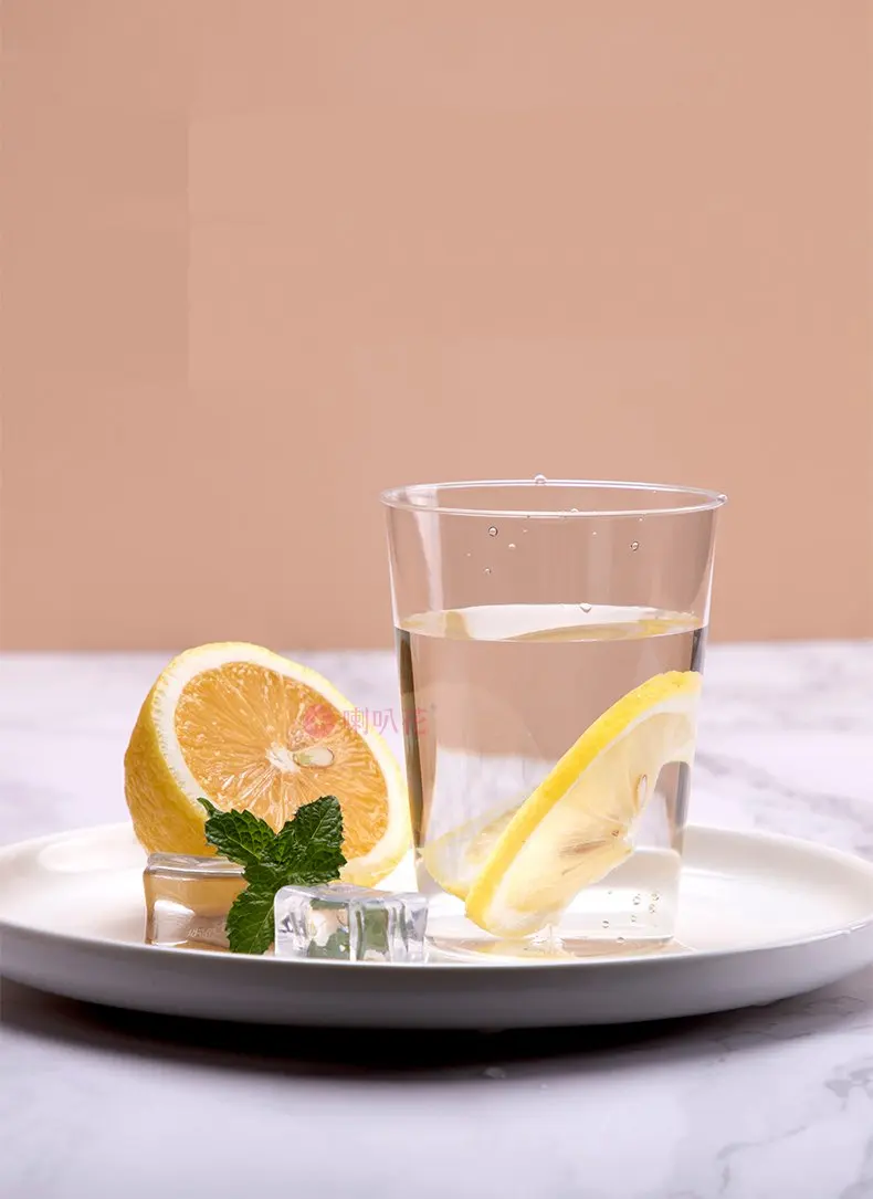 FREE SAMPLE wholesale ECO friendly custom printed logo Extra thick wall transparent  pp plastic cup disposable plastic cup