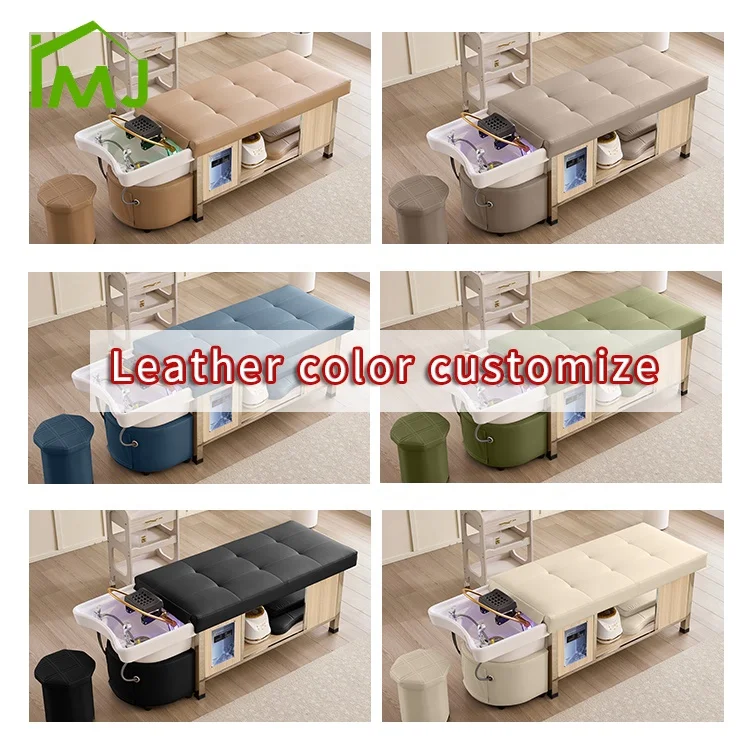 New arrival Salon hair washing thai massage table head spa Shampoo Bed