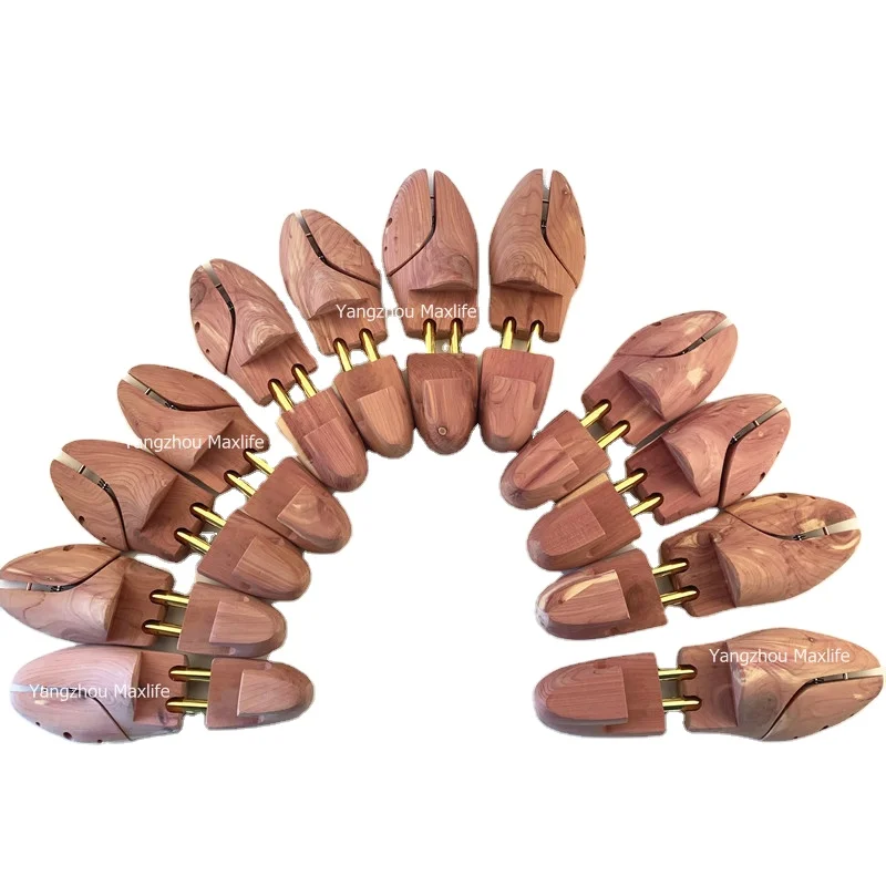 Cedar Shoe Tree, Wooden Shoe Stretcher, Wood Shoe Shaper and Adjustable Shoe Trees for Sneakers