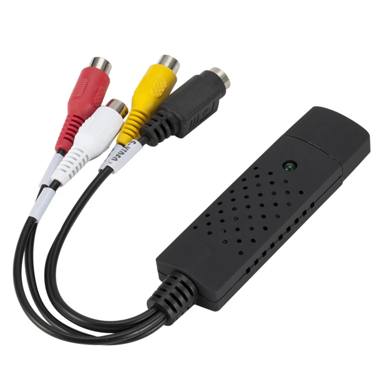  USB 2 0 Видео Аудио преобразователь захватывающая карта DVD DVR VHS Поддержка NTSC PAL видео Высокое качество портативная простая