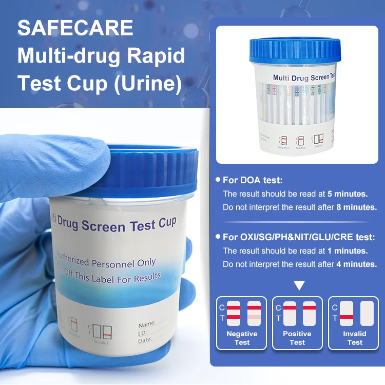 Safecare Thc Coc Amp Met Opi Urine Collection Cup Drugtest Rapid Test