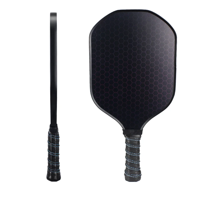 Good quality USAPA Approved T300  carbon fiber sports professional  pickleball paddle light weight honeycore pickleball racket