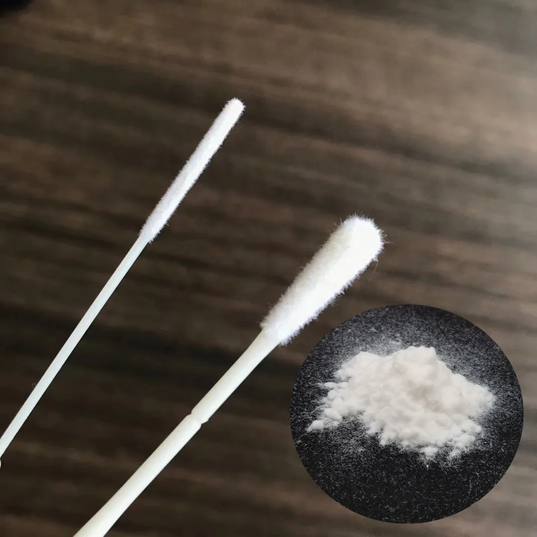 Белый 100% нейлоновый флокадный порошок/флоковое волокно для медицинского Назального тампона