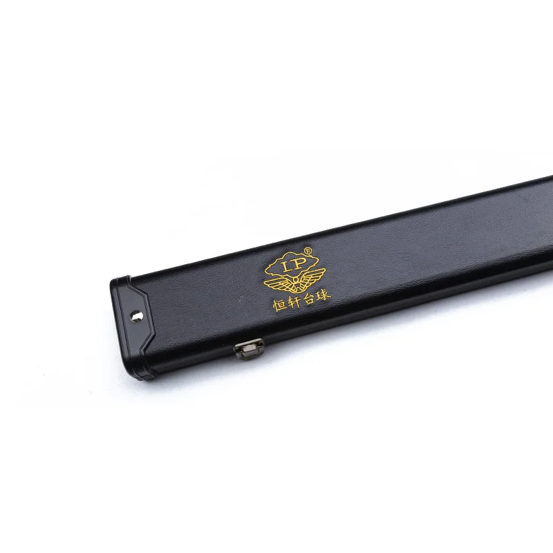 
LP leather & wooden cue case in 48 inch can hold a 3/4 joint snooker cue and a mini butt 