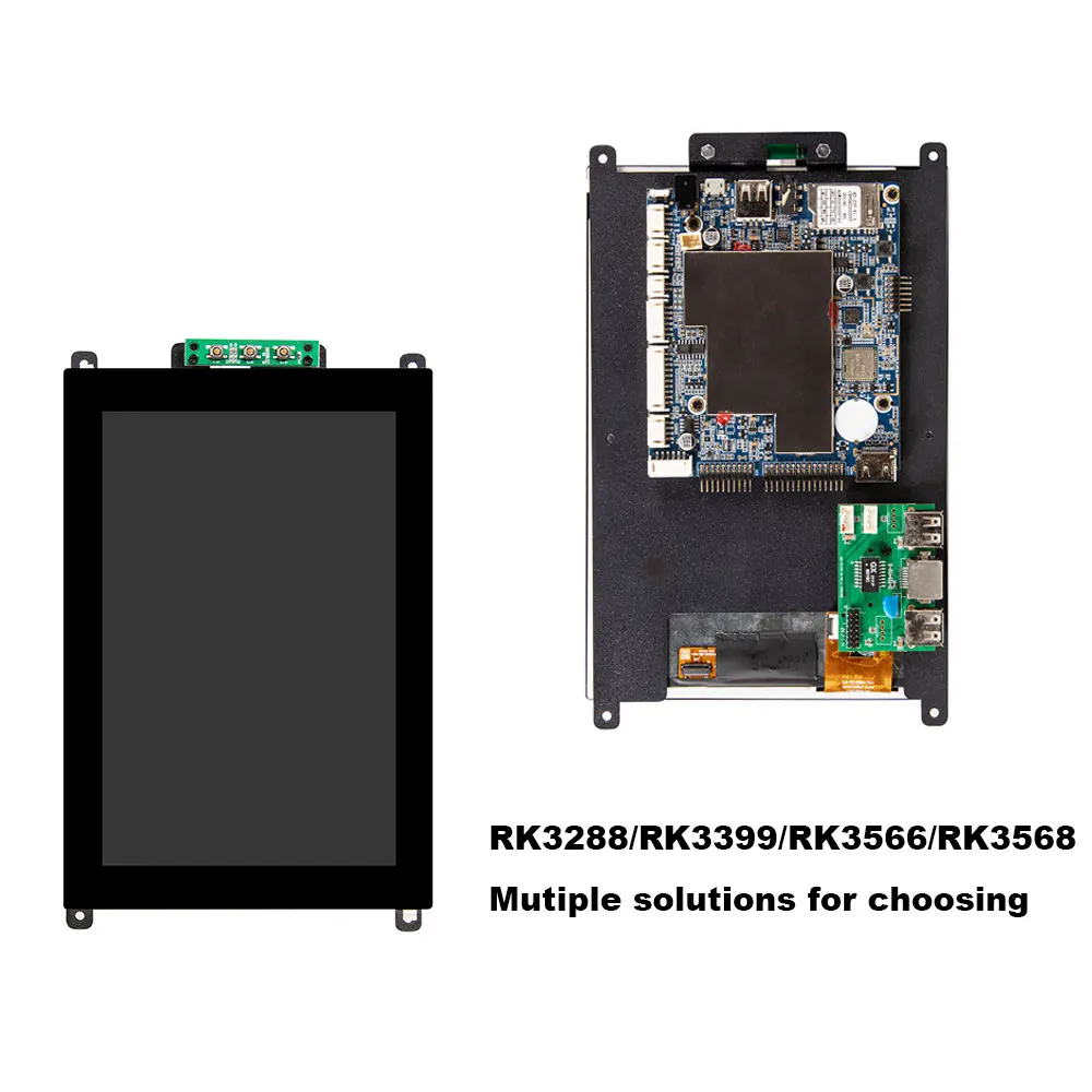 WIFI LAN BT Rockchip PX30 UART USB HD 7 Inch Touch Interactive Android Embedded LCD Display Module